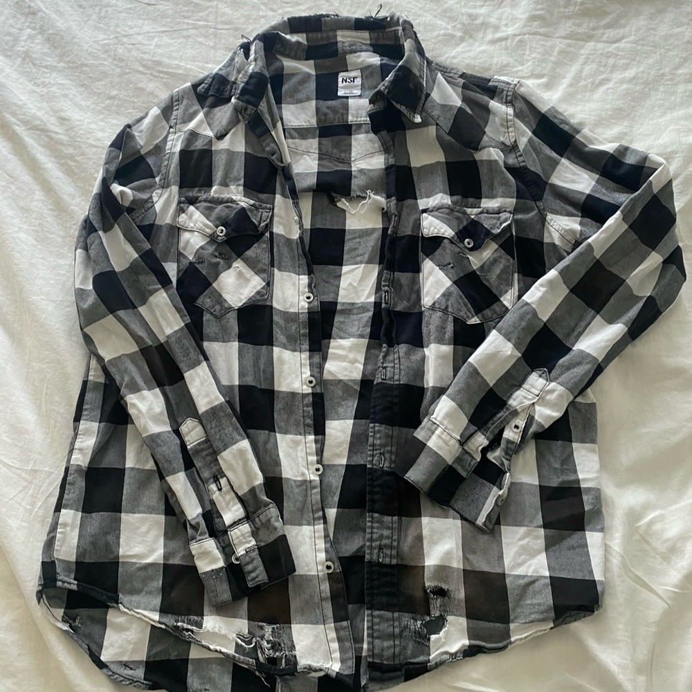 NSF Checkered Collared Shirt